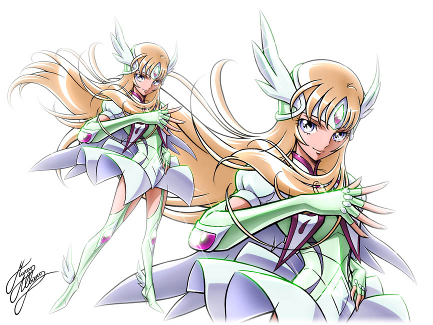 Saint Seiya Omega, Characters, Fanarts by Marco Albiero